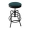 Holland Bar Stool Co Adjustable Stool, Black Wrinkle, Graph Tidal Seat 910BW022 - alternate 1